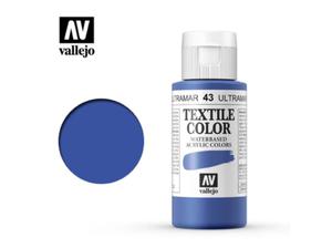 Vallejo Textile Color 40043 Ultramarine Blue (60ml) - 2860514114