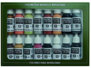 Vallejo Model Color 16 color Set 70107 German Colors WWII (16)