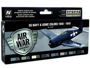 Vallejo Model Air USN Set 71157 US Navy & USMC WWII 1940-1945 (8)