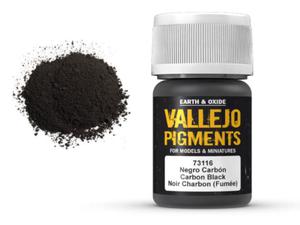 Vallejo Pigments 73116 Carbon Black (Smoke Black) (35ml) - 2860515184