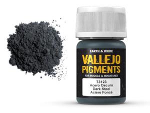 Vallejo Pigments 73123 Dark Steel (35ml) - 2860515191