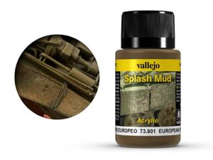 Vallejo Weathering Effects 73801 European Spalsh Mud (40ml) - 2860515203