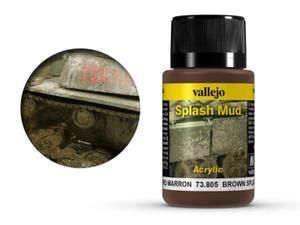 Vallejo Weathering Effects 73805 Brown Splash Mud (40ml) - 2860515207