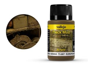 Vallejo Weathering Effects 73807 European Thick Mud (40ml) - 2860515209