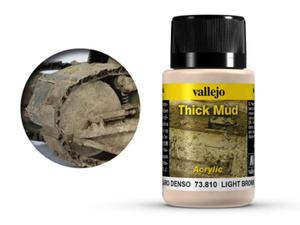 Vallejo Weathering Effects 73810 Light Brown Thick Mud (40ml) - 2860515212
