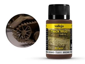 Vallejo Weathering Effects 73811 Brown Thick Mud (40ml) - 2860515213