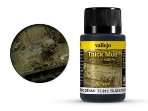 Vallejo Weathering Effects 73812 Black Thick Mud (40ml) - 2860515214