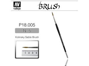 Vallejo Brush P18005 Kolinsky Sable Brush No.5 - 2860515752