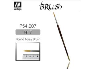 Vallejo Brush Synthetic P54007 Round Toray Brush No.7 - 2860515768