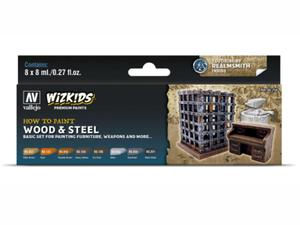 Wizkids Premium set by Vallejo: 80256 Wood & Steel - 2860515868