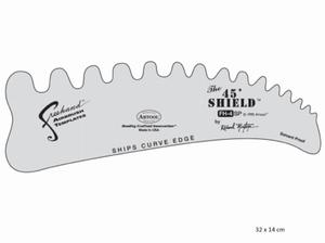 ARTOOL FH 4 SP The 45 Shield Freehand Airbrush Template by Richard Montoya - 2865493579