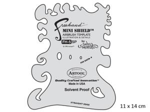 ARTOOL FH 5 SP Mini Shield Freehand Airbrush Template by Andrea Mistretta - 2865493580