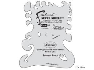 ARTOOL FH 6 SP Super Shield Freehand Airbrush Template by Andrea Mistretta - 2865493581