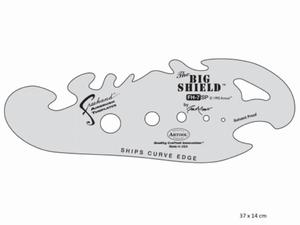 ARTOOL FH 7 SP The Big Shield Freehand Airbrush Template by Gabe McCubbin - 2865493582