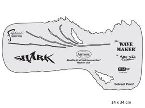 ARTOOL FH 8 The Wave Maker Freehand Airbrush Template by Mark "The Shark" Rush - 2865493583