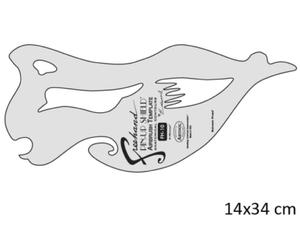 ARTOOL FH 10 Pin Up Shield Freehand Airbrush Template by Edward Reed - 2865493585