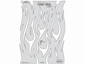 ARTOOL FOR 3 SP Freehand Airbrush Template Flame-o-rama Slash by Craig Fraser - 2865493594