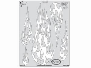 ARTOOL FH FOR 8 Flame-o-rama 2 Firebalz Freehand Airbrush Template by Craig Fraser - 2865493598