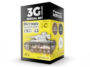AK Acrylics 3Gen AVF SET AK11645 GERMAN STANDARD 37-44 COMBO 3G (3x17ml) - 2865752090