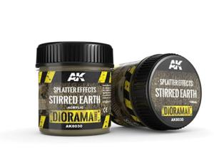 AK DIORAMA AK8030 SPLATTER EFFECTS STIRRED EARTH - 100ml (Acrylic) - 2865753094