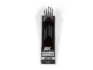 AK TOOLS AK9087 SET OF 5 SILICONE BRUSHES HARD TIP SMALL - 2865753140
