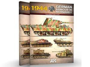 AK BOOK AK916 1944 GERMAN ARMOUR IN NORMANDY Camouflage Profile Guide (112 pages) (English) - 2865753220