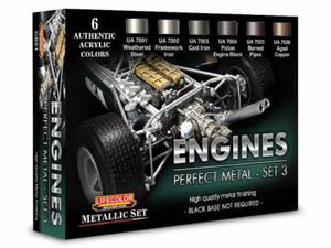 LifeColor Set CS51 ENGINES - PERFECT METAL - SET3 - 2865753267