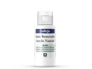 Vallejo 26550 Artist Removable Varnish Satin (60ml) - 2870847128