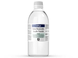 Vallejo 28550 Artist Removable Varnish Satin (500ml) - 2870847131