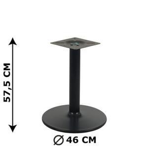 Podstawa stolika NY-B006, czarna, wysoko 57,5 cm (stela stolika, stou) - 2825223906