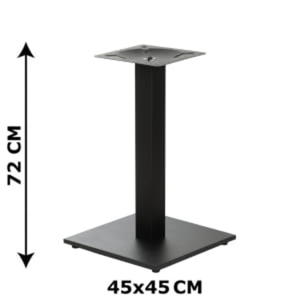 Podstawa stolika SH-2011-2/B, 45x45 cm (stela stolika), kolor czarny - 2862373071