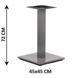 Podstawa stolika SH-2011-2/A, 45x45 cm, (stela stolika), kolor aluminium