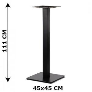 Podstawa stolika SH-5002-5/H/B, 45x45 cm, wysoko 111 cm (stela stolika), kolor czarny