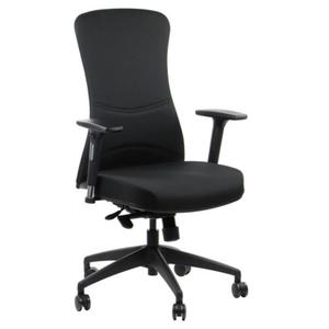 Fotel biurowy gabinetowy KENTON - krzeso biurowe obrotowe w kolorze czarnym - 2862373108