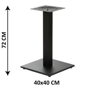 Podstawa stolika SH-2011-1/60/B, 40x40 cm (stela stolika), kolor czarny - 2862373126