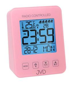 Budzik JVD RB38.2 Termometr, 5 alarmw, DCF77 - 2847547803