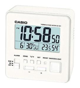 Budzik Casio DQ-981-7ER Termometr Higrometr - 2847546941