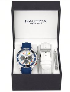 Zegarek Nautica NAD18530G NST 12 Chrono Flags Box - 2855509345