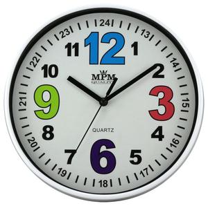 Zegar cienny MPM E01.3686.00 fi 20 cm Kolorowy