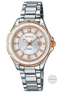 Zegarek Casio SHE-4045SG-7AUER Sheen Swarovski - 2847547480