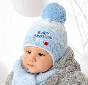 Komplet czapka i szalik Baby Brother 36-38 cm - 2840869363