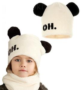 Komplet Pupill Czapka Panda + komin rozm.48-50 cm - 2857525121