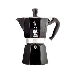 BIALETTI Moka Express na 6 filianek espresso (6 tz) czarna - kawiarka aluminiowa cinieniowa - 2877596461