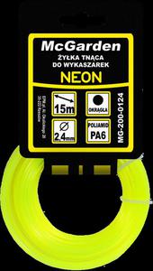 YKA DO WYKASZARKI OKRGA NEON 2,4MM 15M - 2870721163