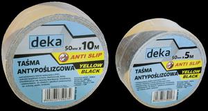 TAMA ANTYPOLIZGOWA ANTI SLIP YELLOW-B 50MM*5M CZARNA/ӣTA - 2870722277