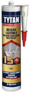 SILIKON TYTAN SANITARNY IDEALNA AZIENKA 280ML BIAY - 2874761025