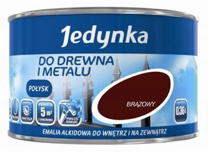 EMALIA ALKIDOWA DO DREWNA I METALU CZARNY MAT 0,36L - 2871547607