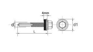 WKRT SAMOWIERTNY IMPAX Z EPDM #10MM OCYNKOWANY 5.5*32MM - 2872023390