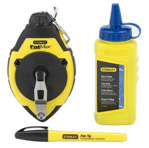 ZESTAW SZNUR TRASERSKI FATMAX + KREDA NIEB.115G + POZIOMN - 2871347904