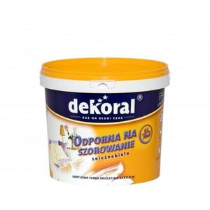 EMULSJA LATEKSOWA WEWNTRZNA DEKORAL AKRYLIT W PLUS BIA.10L - 2870716262